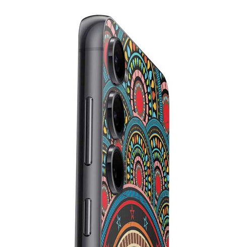 Infinite Circle Colored Galaxy S25 Skin